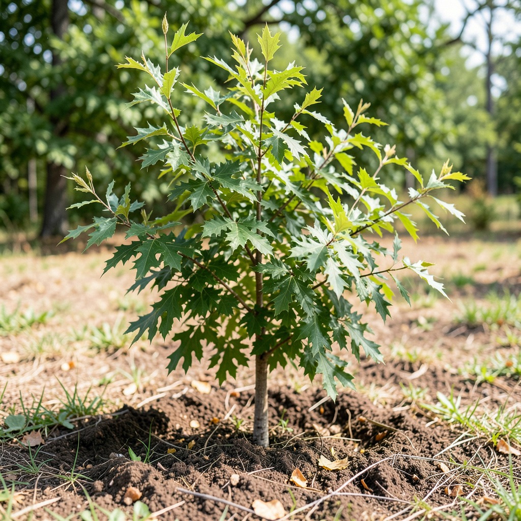 willow oak planting