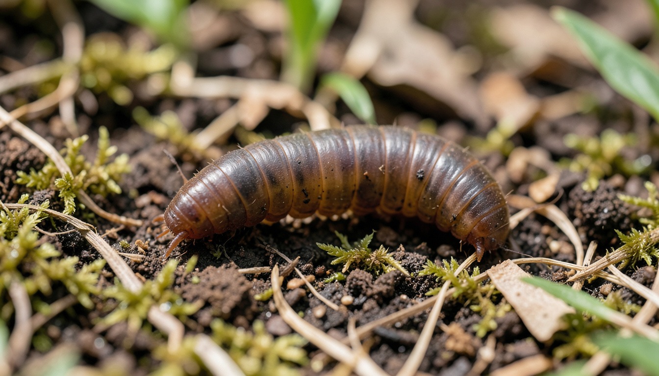 what does a grub worm look like