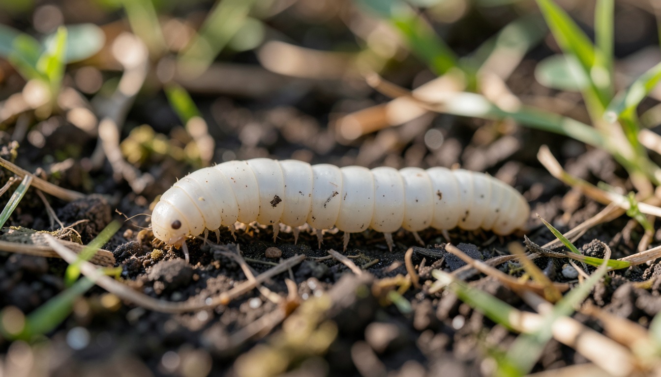 white grub worm